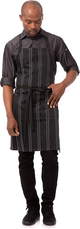 Chef Works Unisex Presidio Bib Apron