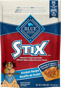Blue Buffalo Stix Natural Soft-Moist Dog Treats Chicken Recipe 6-oz Bag