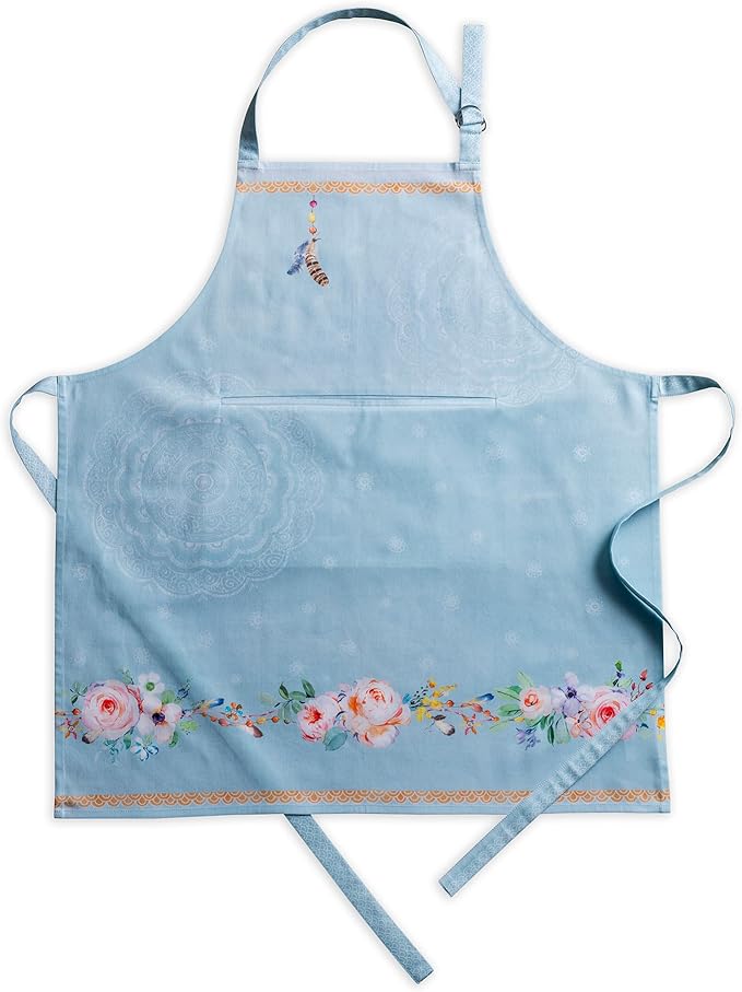 Maison d' Hermine 100% Cotton Apron for women with Pocket Kitchen Chef Apron for Men Cooking Easter Decorations