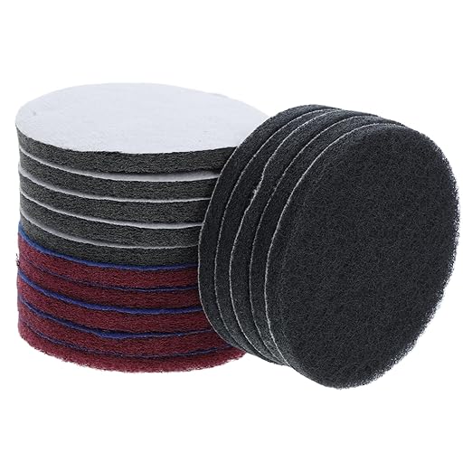 15pcs Power Brush Scrubber Pads Replacement for Kitchen and Tile Non-Scratch Scouring Pad Attachment