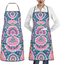 Waterproof Apron Adjustable Bib for Women Men Tractor farm Cooking Aprons Chef Bibs with 2 Pocket