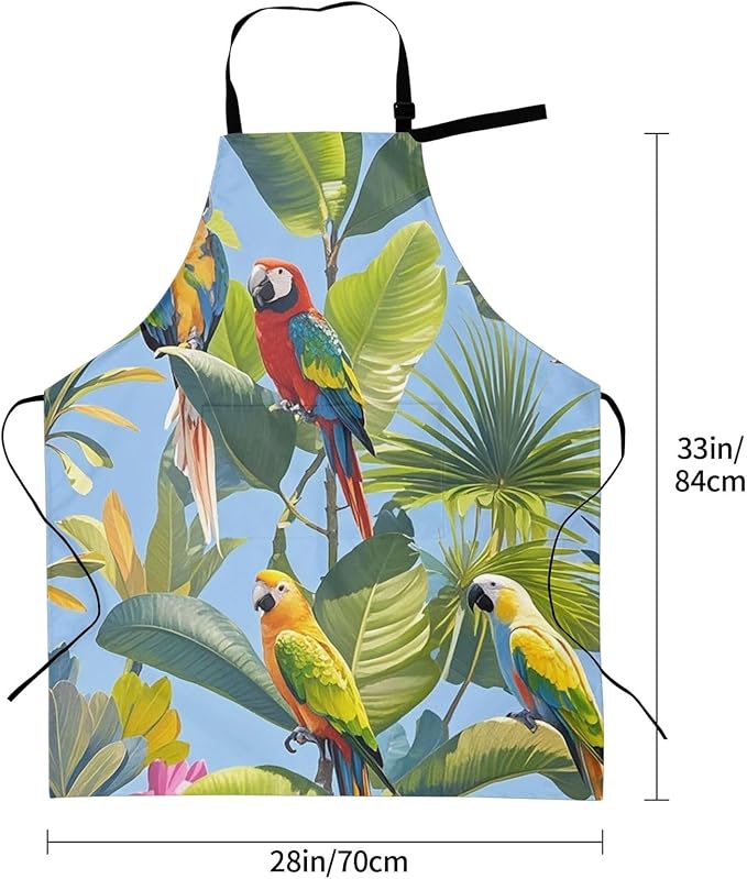 Waterproof Apron Adjustable Bib for Women Men Vintage Nautical White Ship Cooking Aprons Chef Bibs with 2 Pocket
