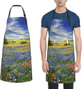 Kitchen Aprons for Men Women Waterproof Apron with 2 Pockets Whale Tail Apron Adjustable Bib Aprons