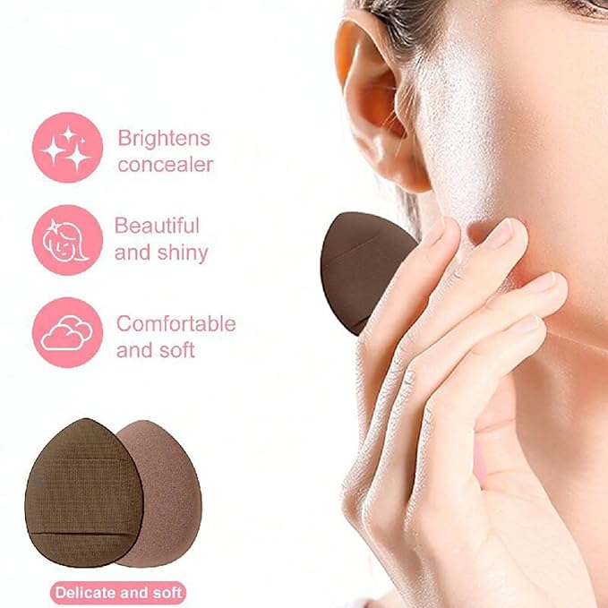 40 PCS Professional Makeup Brush Tools Set, Cosmetic Brush Sponge, Puff, Headband, Brush Cleaning Bow Set, Facial Makeup, Cleaning Accessories, Makeup Products, Valentine Day Item (Coffee-40PCS)
