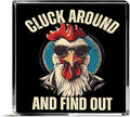 Chicken Gifts For Women Chickens Lovers Mom Kids Man Vintage Acrylic Plaque Desk Decoration Chicken Coop Accessories Farmhouse Wall Decor Cluck Around And Find Out Sign For Home Kitchen Garden