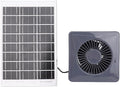 Solar Powered 4 Inch Exhaust Fan with 6W Monocrystalline Silicon Solar Panel for Chicken Coop Greenhouse Shed Pet House, Easy Installation