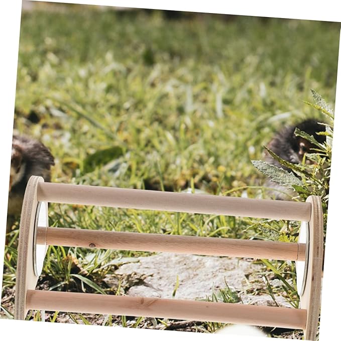 Chick Roosting Bar for Brooder Portable Wooden Perch Stand Dual Functionality Chicken Swing for Indoor Outdoor Use Activity for Growing Chickens Brooders