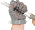 Cut Resistant Stainless Steel Metal Mesh Glove, Food Grade Chainmail Glove for Cutting, Butcher Gloves for Oyster Shucking Fish Filleting Food Processing Leather Cutting (Small (Pack of 1))