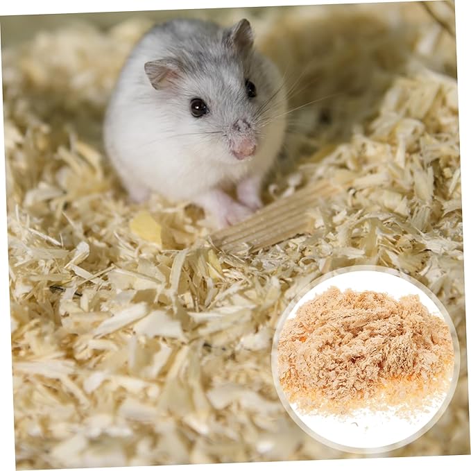 BESPORTBLE Hamster Bedding Shavings Soft Moisture-Absorbing Wood Shavings for Small Animals for Guinea Pigs Chickens and Reptile Enclosures