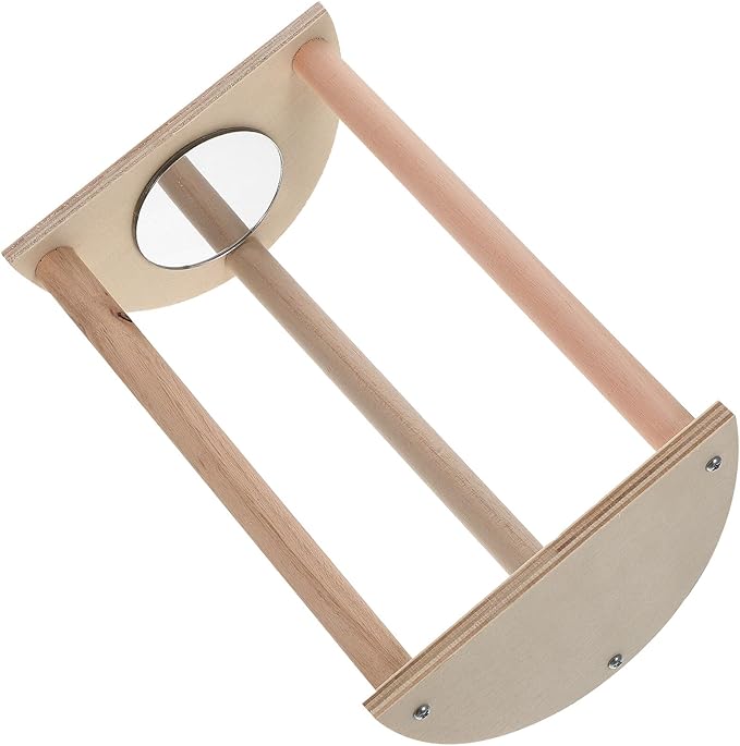 Chicken Roosting Perch Wooden Stand Chick Roosting Bar Natural Wood Chick Stand for Brooder and Coop Poultry Accessories for Chickens
