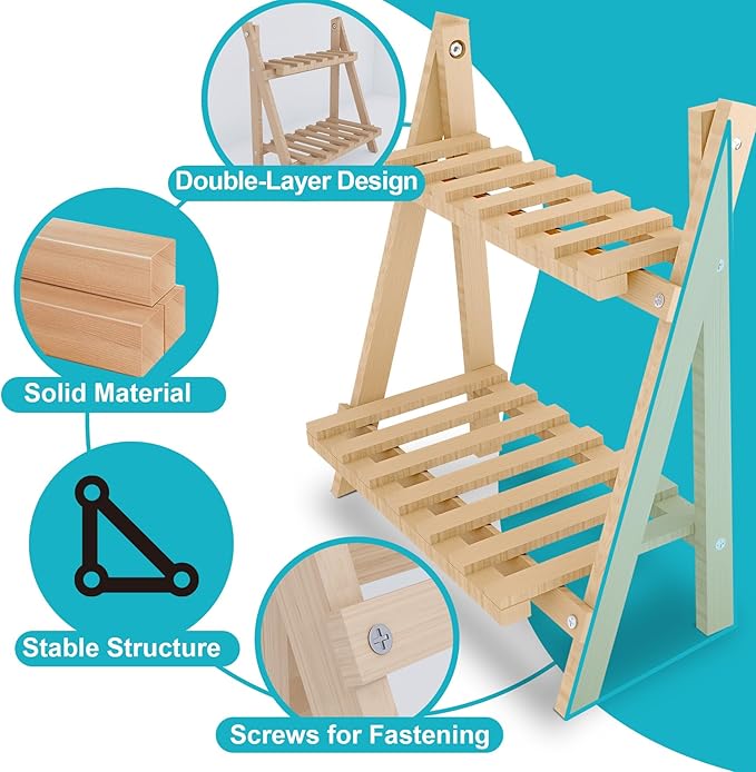 Chicken Perch, Foldable Chicken Roosting Bars for Coop, Chicken Coop Accessories, Baby Chicks Stand Toys, Training Perch for Birds, Baby Turkeys, Chicks, Parrots