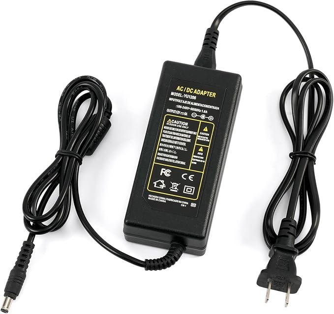 12V AC/DC Adapter for Onsju 18 Egg Incubator with Automatic Egg Turning Temperature and Humidity Control, Incubators Power Supply Cord Charger