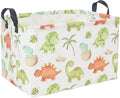 Dinosaur Baskets Kids Storage Basket Baby Gift Basket Rectangular Cute Toy Storage Bin Box Organizer Book Shelf Bins Dinosaur Room Decor(Cute dinosaur)