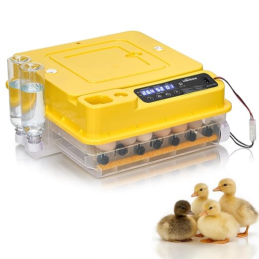 Winado Incubators for Hatching Eggs, 30 Egg Incubator with Automatic Egg Turning, Temperature & Humidity Control, Egg Candler, Automatic Water Filling and Day Counter for Eggs Hatching