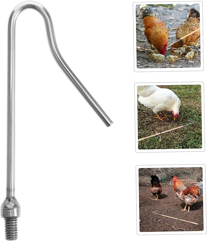 Happyyami Chicken Catching Net Chicken Catcher Hook Catcher Sturdy Animal-Friendly for Farms