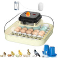 35 Egg Incubator with Automatic Egg Turning and Humidity Control, Incubator for Chicken Eggs, Quail, Duck Eggs, with Egg Candler