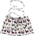 Garden Harvesting Apron - Fruit Picking Apron Bag for Gardeners, Hands Free Foraging Bag for Gathering Vegetables, Fruit, Berry, Eggs. White
