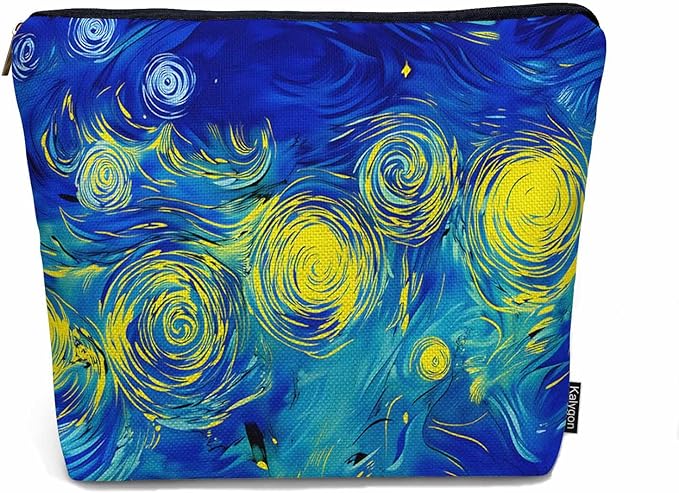 Abstract Galaxy Makeup Bags Makeup Organizer, Galaxy Starry Sky Marble Flax Toiletry Bags Travel Cosmetic Bag Makeup Purse Pouch Skincare Bag Wallet Bags For Women Female Mom Daughter