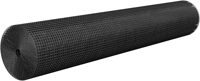VEVOR Hardware Cloth 60 in x 100 ft, 1/2 in 19 Gauge Galvanized Wire Mesh Roll, Weather-Resistant Vinyl Coated Chicken Wire Fencing, Heavy Duty Welded Garden Plant Fencing for Rabbit Cage Snake Fence