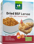 DE AVILA Dried Black Soldier Fly Larva 11 LBS 100% Natural BSF Larvae Non-GMO, 85XMore Calcium Than Mealworms, High Calcium Treats for Chickens Birds Reptiles Hedgehog Geckos Turtles