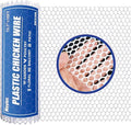 White Plastic Chicken Wire Mesh 15.7IN x 10FT 500GSM - for Garden,Poultry,Dogs,Rabbit,Crafts,Agricultural & Floral Fencing - Durable Plastic Chicken Wire Mesh Fencing & Netting Roll