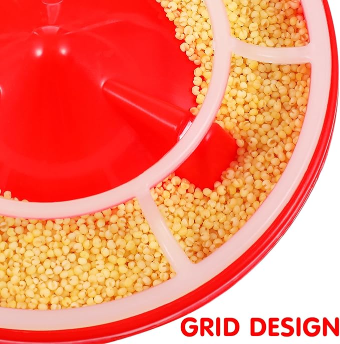 Chicken Feeder and Waterer Set Ducklings Quail Feeders Poultry Baby Chick Plastic Drinker and Waterer Kit for Farm and Brooder Use 4" X 3.5"
