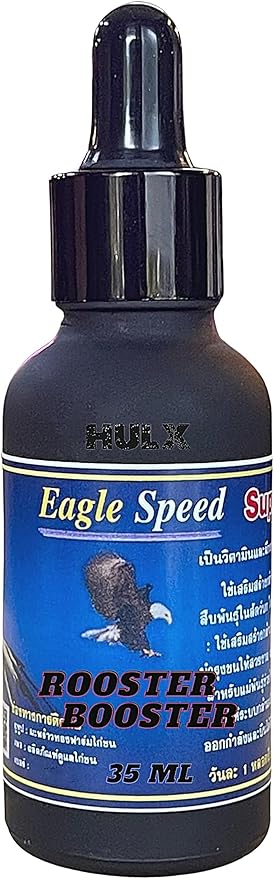 Speed Super Nano Drop 35 ML. Essential Amino Acids Rooster Booster Vitamins Chicken Supplement for Fast Proven Recovery Body & Energy, Blood Care Build Muscles Feed Poultry Hen Food