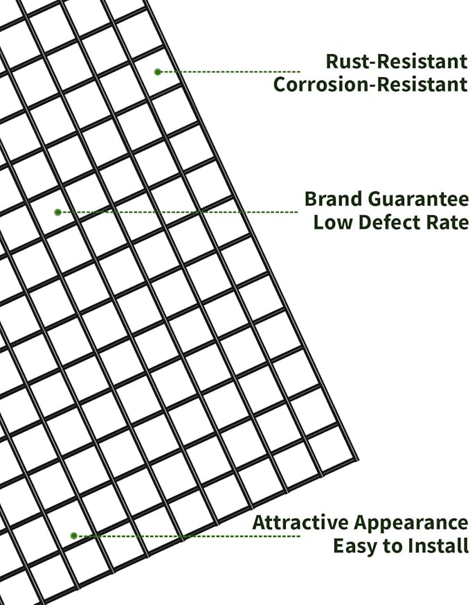 Hardware Cloth 1/2 inch 24 x 100 Ft 19 Gauge, Chicken Wire Fencing Chicken Wire Mesh Roll Garden Fencing Raied Garden Bed Welded Wire Fence Roll