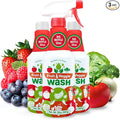 Dr. Robaina Fruit & Veggie Wash – Produce Cleaner Spray 32 fl oz | Removes Waxes & Harmful Residue | No Aftertaste | Baby-Safe Plant-Based Formula | Made in USA