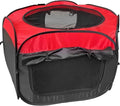 3.7 Ft X 3.7 Ft Indoor Brooder Box for Chicks, Portable Kit with Ventilation, Red and Black Oxford Fabric
