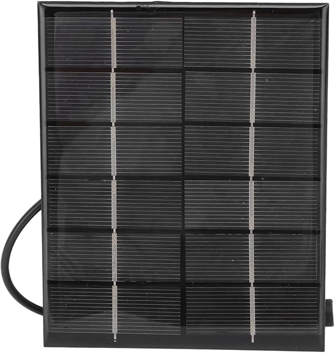 2W Solar Panel Exhaust Fan, Ventilation Cooling Tool for Chicken Coops, Greenhouse, Shed, Pet House