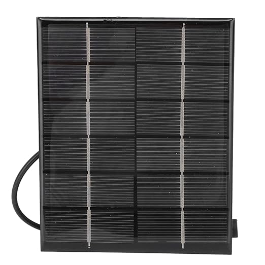 Solar Fan, Solar Powered Fan, Solar Panel Fan Kit Solar Powered Exhaust Fan for Small Chicken Coops, Greenhouses, Sheds, Pet Houses, Solar Ventilation Fan Solar Exhaust Fan