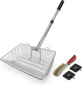Chicken Scooper, Goat Poop Scooper, Chicken Coop Shovel, Poop Rake and Scoop, Chicken Coop Scooper for Sand, Heavy Duty Chicken Poop Scooper, Coop Cleaning chicken coop cleaning tools