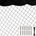 Bird Netting 50ft x 100ft, Heavy Duty Garden Net 1 inch Mesh Nylon Nettings for Chicken Coop Roof, Poultry Netting Deer Fence Trellis Net for Fruits Trees Plants