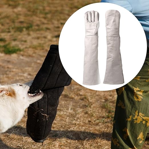 Animal Handling Gloves 60cm Extra Long Multipurpose Full Protection Bird Gloves for Parrots for Animal Pet BBQ Professionals