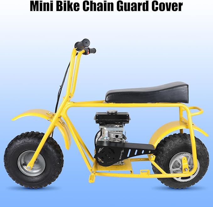 YOXUFA Mini Bike Chain Guard Clutch Cover Replacement for Predator 212 196cc 224cc Coleman CT200U Baja Warrior MB200 Doodlebug DB30 CT100U Motovox Mbx10 79cc Engine Parts