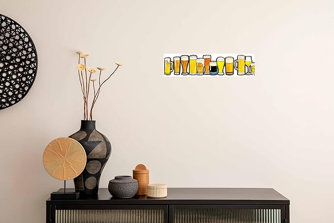 Vintage Tin The Beer Sign Retro Metal Sign Suitable For Home Street Shop Bar - Multi-Purpose For Indoor/Outdoor Use Plaque 4x16 Inch