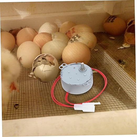 Egg Turner Motor Replacement for Chicken Incubator Automatic Rotator Accessory for Optimizing Hatching Rates Easy to Install Durable Material