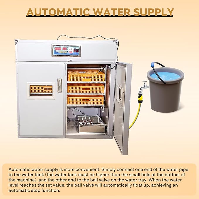 528 Egg Incubator Cabinet, Professional Cabinet Incubator, Eggs Intelligent Automatic Egg Hatcher, Temperature Humidity Control, Automatic Turning, for Chicken Duck Dove Quail
