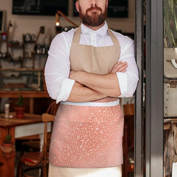 Server Waitress Waist Apron Cooking Kitchen Restaurant Aprons for Women Men