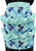 Egg Apron, Egg Collecting Apron with 12 Pockets for Fresh Eggs - Gathering Eggs from Chickens, Ducks, and Geese