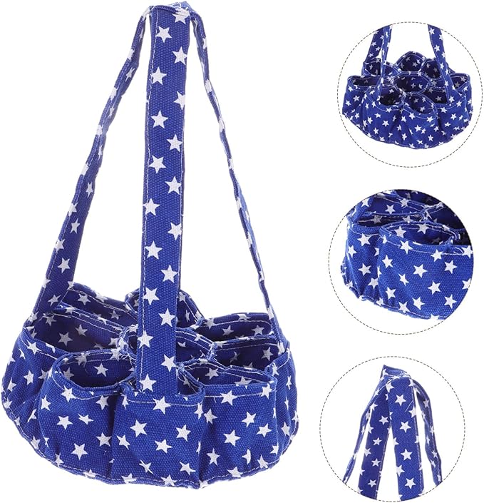 9bags Capacity Egg Collecting Basket with Pouches Gathering Bag for Fresh Chicken Duck and Goose Eggs Unique Design for Farmhouse and Garden Use