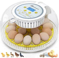 Sailnovo 18 Egg Incubator for Hatching Eggs with Automatic Egg Turning and Humidty Display, Temperature Control,360° Clear View, Egg Incubator for Hatching Chickens,Ideal for Farm,School and Lab