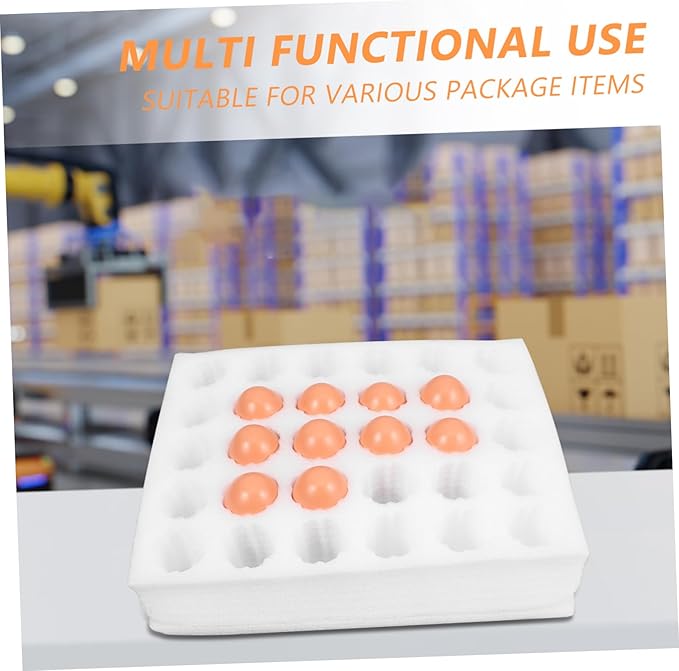Luxshiny Egg Crate Storage Tray for Eggs Shock-absorbent Packaging Container for Safe Transport for Home Farms and Supermarkets
