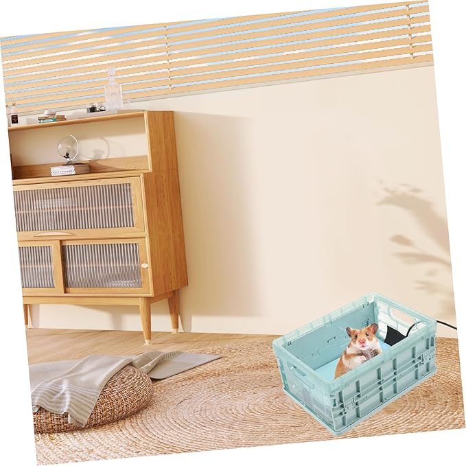 BESPORTBLE Insulation Box Chicks Brooder Kit for Hatching Eggs Parrot Chicks Safe Materials Easy Cleaning Foldable USB Heating Pad