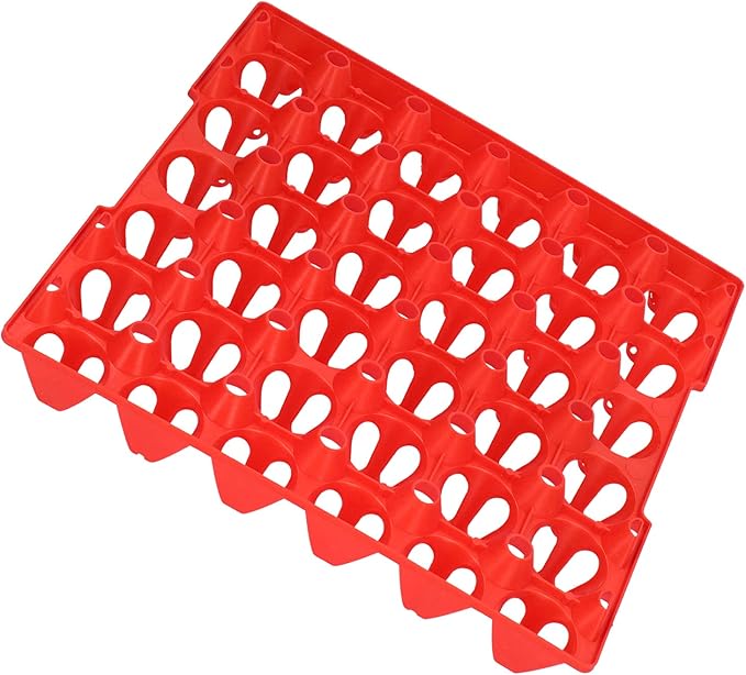 Plastic Egg Crate, Durable 30-Cell Stackable Design, Egg Tray for Home Farm Transportation Use