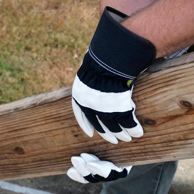 THEMONG YIROCK Goatskin Leather Gloves with Safety Cuff