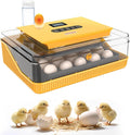 25 Eggs Incubator, Incubators for Hatching Eggs, with Automatic Egg Turner and Temperature & Humidity Control, Egg Candler, for Hatching Quail, Chicken, Duck, Goose Eggs