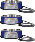 Farm Innovators Signature Series 3 Quart 40 Watt Electric Heated Pet Water Bowl with Stainless Steel Insert, Thermostatic Control, (3 Pack)