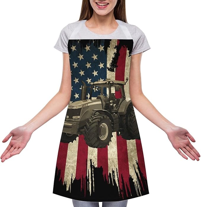 Bahamas Map Flag Apron,Waterproof Unisex Adult Aprons with Pockets Kitchen Baking Aprons